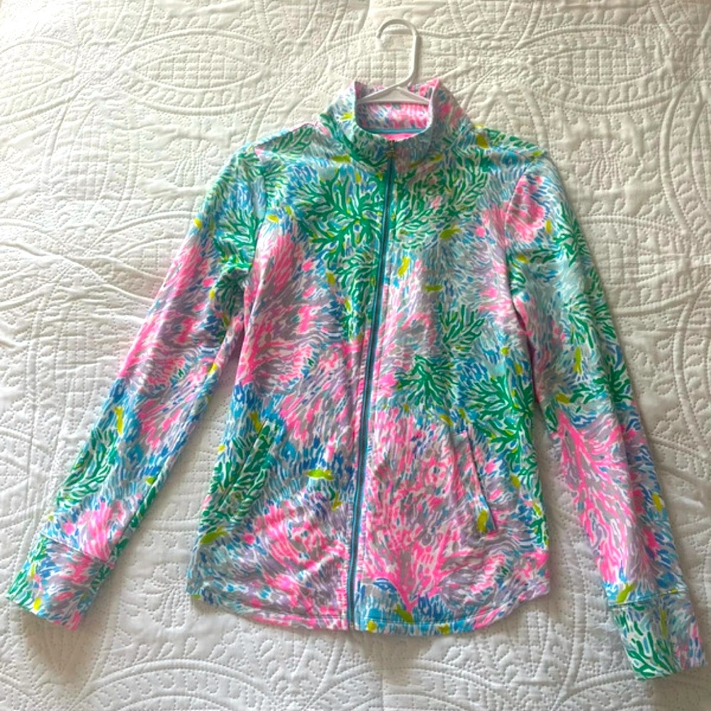 Lilly Pulitzer Zip-Up Jacket- UPF 50+